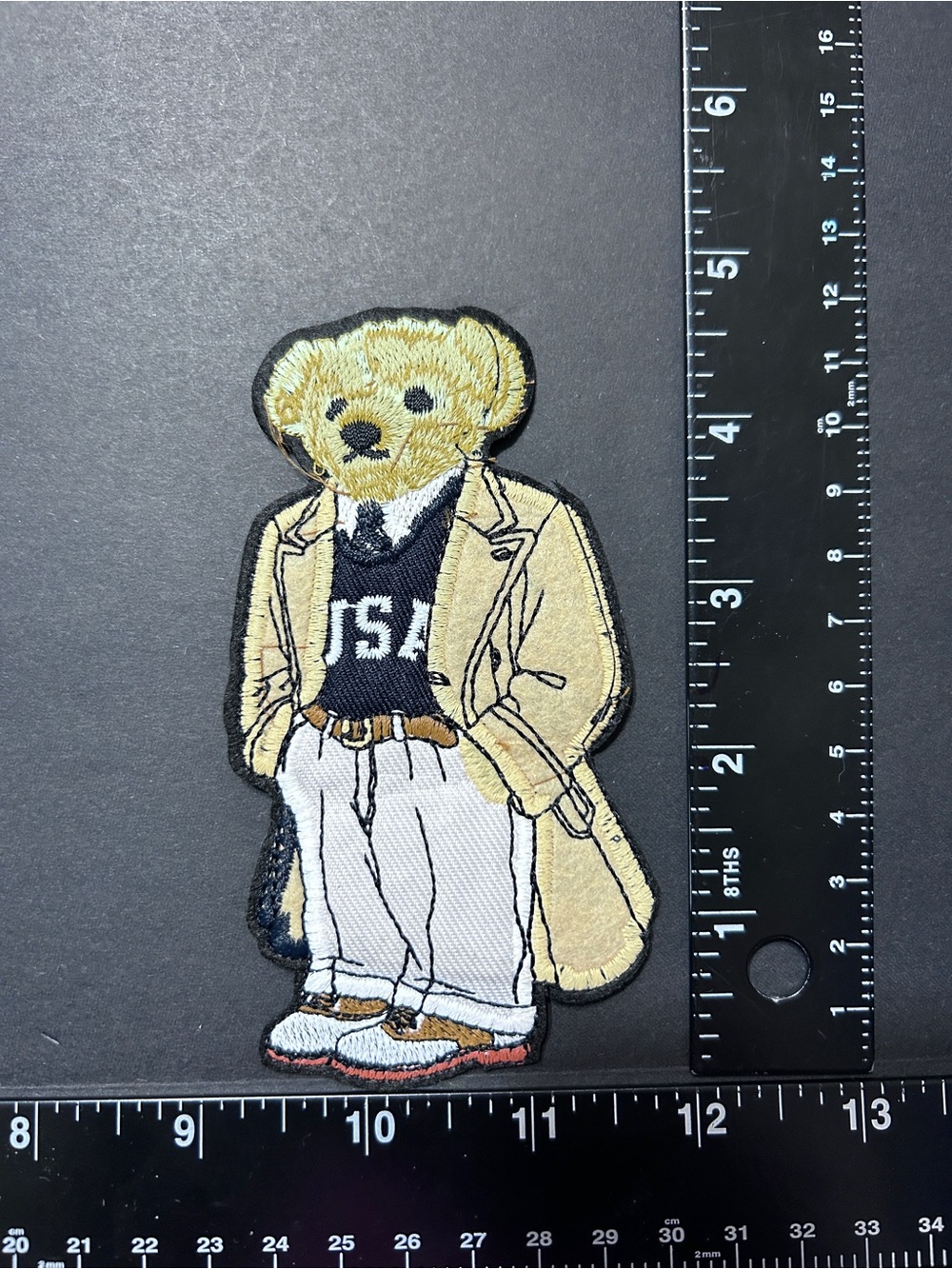Ralph Lauren Polo Bear Embroidered Patches a lot of 6 Iron-on - Picture 6 of 16